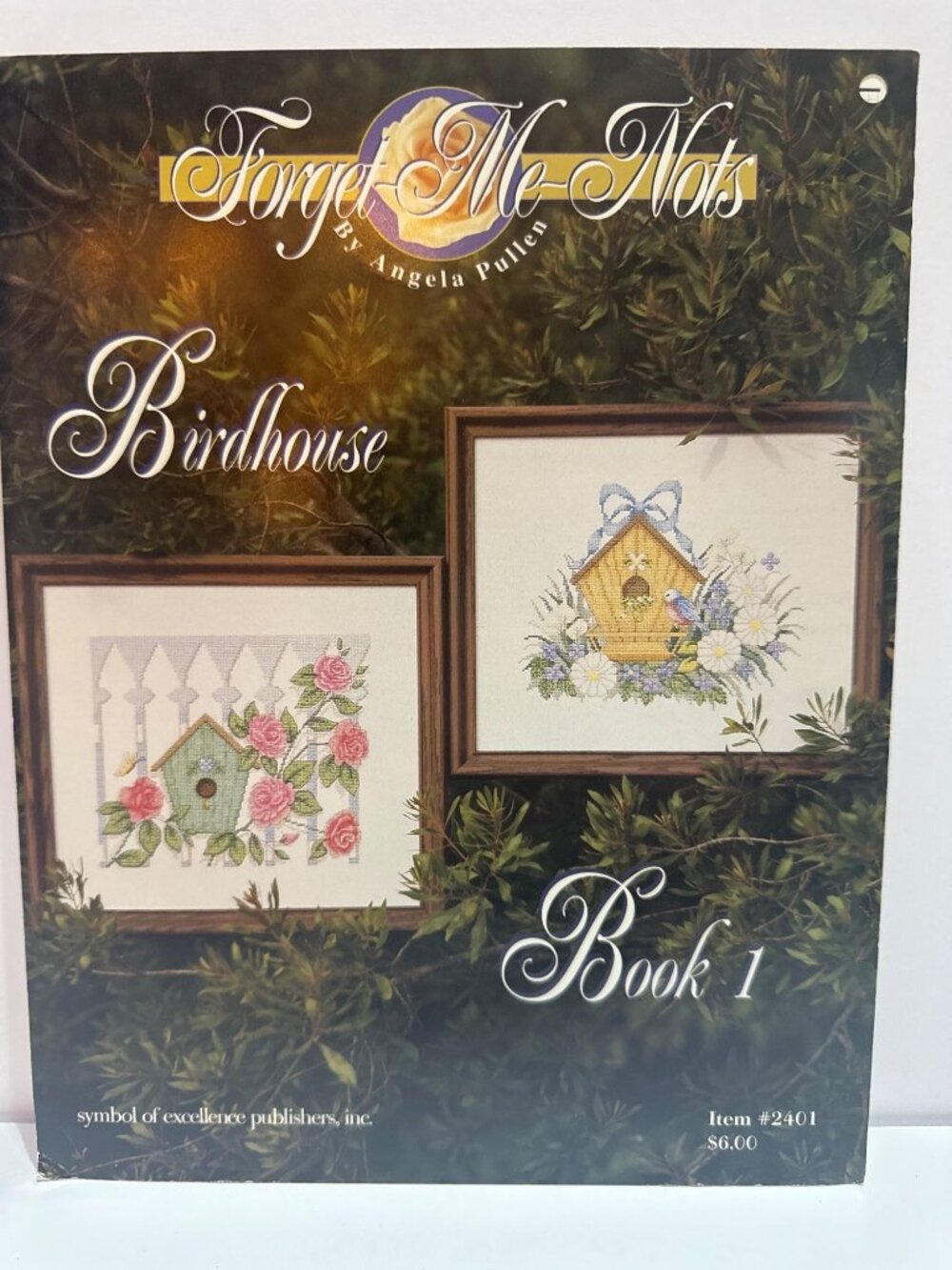 Forget Me Nots Birdhouse Cross Stitch Patterns Book 1 Floral Designs Angela Pull